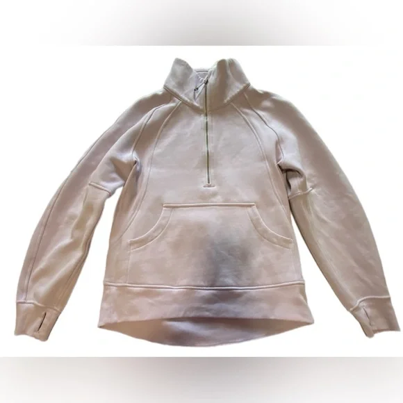 Lululemon Scuba Oversized Funnel-neck Half Zip Long Lilac Ether XS/S - Picture 8 of 14